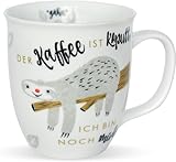 H:)PPY life Tasse mit Motiv Faultier | Kaffeetasse, Porzellan, 40 cl | Tasse mit Spruch, Geschenk | 45180